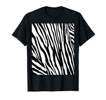 Load image into Gallery viewer, Zebra Double Sided Print Halloween Costume Shirt