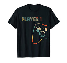 Load image into Gallery viewer, Matching Gamer Couple tee Player 1 Player 2 Shirt