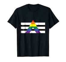 Load image into Gallery viewer, LGBT Straight Ally Pride Flag Shirt