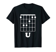 Load image into Gallery viewer, Funny Guitar Shirt - F Chord Funny Guitar T-shirt