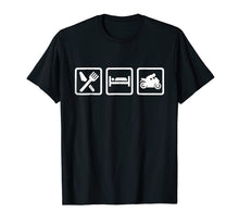 Load image into Gallery viewer, Eat sleep motorcycle T-Shirt