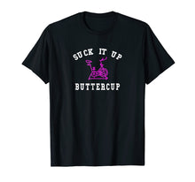 Load image into Gallery viewer, Exercise Motivational Shirt Suck It Up Quote Cycle Tee