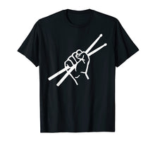 Load image into Gallery viewer, Drumsticks drummer T-Shirt