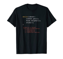 Load image into Gallery viewer, Funny Computer Science Programmer T-Shirt for Coffee Lovers