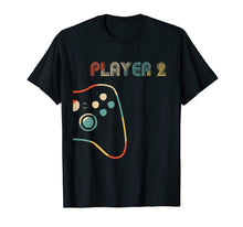 Load image into Gallery viewer, Matching Gamer Couple tee Player 1 Player 2 Shirt