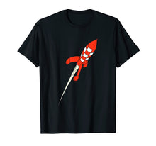 Load image into Gallery viewer, Tintin Destination Moon Rocket T Shirt