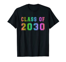 Load image into Gallery viewer, Class Of 2030 High School Graduation Date Kindergarten Shirt