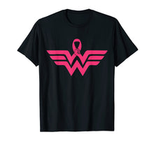 Load image into Gallery viewer, Breast Cancer Awareness Shirt-Wonder Hero Woman