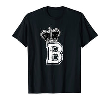 Load image into Gallery viewer, Queen B - Letter B And Crown (Bee) T-Shirt