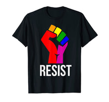 Load image into Gallery viewer, Resist Rainbow Flag National Pride March Shirt