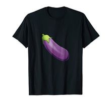 Load image into Gallery viewer, EmojiTees Eggplant Emoji T Shirt Weiner Tee Shirt