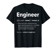 Load image into Gallery viewer, Engineer Definition Funny Engineering T-shirt Gifts