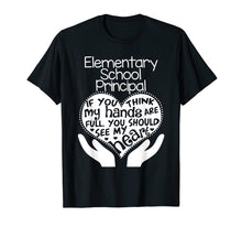 Load image into Gallery viewer, Elementary School Principal Heart T shirt Teacher Group Gift