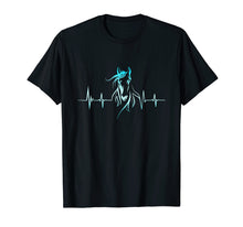 Load image into Gallery viewer, Horse Heartbeat T-Shirt - Horse Lovers Tee