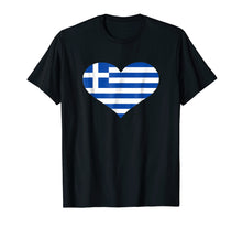 Load image into Gallery viewer, Greece heart flag T-Shirt
