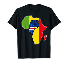 Load image into Gallery viewer, Cape Verdean pride Cape Verde flag Africa map t-shirt
