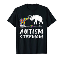 Load image into Gallery viewer, Elephant Autism Step Mom Heart Love - Autism Awareness Shirt