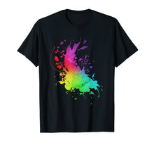 Load image into Gallery viewer, Artist Smock Fun Artist Watercolor Paint Splatter T-Shirt