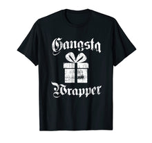 Load image into Gallery viewer, Gangsta Wrapper Funny Holiday Christmas Gift Rapper T-Shirt