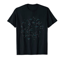 Load image into Gallery viewer, Astronomy T shirt Star Constellation Sky Map Tee