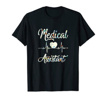 Load image into Gallery viewer, Cute Medical Assistant EKG Heart Tshirt Gift