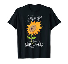 Load image into Gallery viewer, Sunflower Shirt Florist Floral Tshirt Flower Sunshine Gift