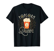 Load image into Gallery viewer, Popcorn Lover Girl Shirt Popcorn Queen Snack Gift T-shirt