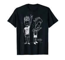 Load image into Gallery viewer, Beavis and Butthead Head Bang Sketch Graphic T-Shirt