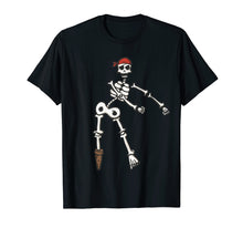 Load image into Gallery viewer, Floss Dance Skeleton Pirate Shirt | Halloween Flossing Gift