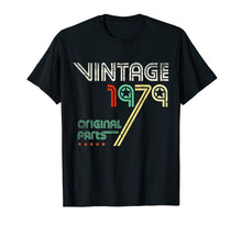 Load image into Gallery viewer, Retro Classic 40th Birthday Gift Born in 1979 Graphic Tee