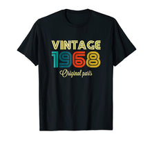 Load image into Gallery viewer, Vintage 1968 Funny Original Parts 51st Retro Gift T-shirt