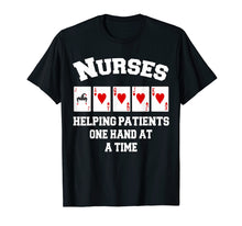 Load image into Gallery viewer, Nurses Helping Patients One Hand At A Time Tshirt - Flush