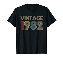 Load image into Gallery viewer, 37th Birthday Gift Idea Vintage 1982 T-Shirt Distressed