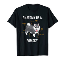 Load image into Gallery viewer, Anatomy of a Pomsky T-Shirt
