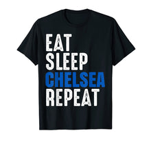 Load image into Gallery viewer, Chelsea Eat Sleep Repeat T-Shirt - Football Gift Shirt