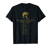 Load image into Gallery viewer, Ancient History Shirt - Alexander The Great World Tour