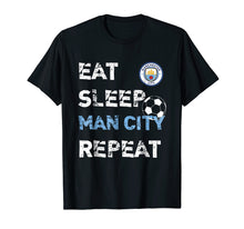 Load image into Gallery viewer, Eat Sleep Man City Repeat T-Shirt