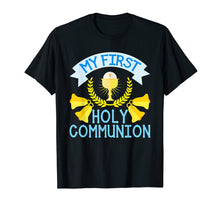 Load image into Gallery viewer, My First Communion Shirt Gift Kids Chalice Cross Boys Girls