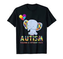 Load image into Gallery viewer, Autism Elephant Walking A Different Path T Shirt For Kids