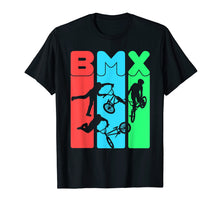 Load image into Gallery viewer, Eat Sleep BMX Repeat T-Shirt Bicycle Funny Gift Motocross