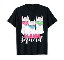 Load image into Gallery viewer, Cute Llama Squad Shirt Retro 80s Style Tshirt Gift