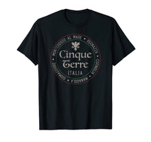 Load image into Gallery viewer, Cinque Terre Italia T Shirt Italian Mediterranean Travelers
