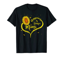 Load image into Gallery viewer, Happiness is Being a Mimi Shirt Sunflower Grandma Gift Tees