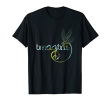 Load image into Gallery viewer, Dragonfly Imagine Hippie T Shirt For Women Men