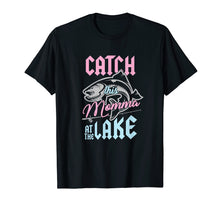 Load image into Gallery viewer, Catch This Momma At Lake Fishing Canoe Fisherwoman T-Shirt