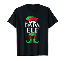 Load image into Gallery viewer, Papa Elf Costume Christmas Holiday Matching Family T-shirt