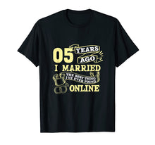 Load image into Gallery viewer, Anniversary Gift T-Shirt For 5 Years Marriage Couple Tee