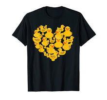 Load image into Gallery viewer, Rubber Duck Shirt Love & Heart for Men & Women as Quack Gift