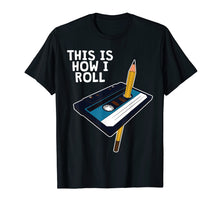 Load image into Gallery viewer, Funny Cassette Tape Pencil Shirt Retro 80s 90s Party Gift