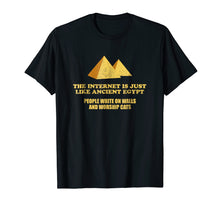 Load image into Gallery viewer, Funny History Shirt Ancient Egypt Cat Internet Humor Gift
